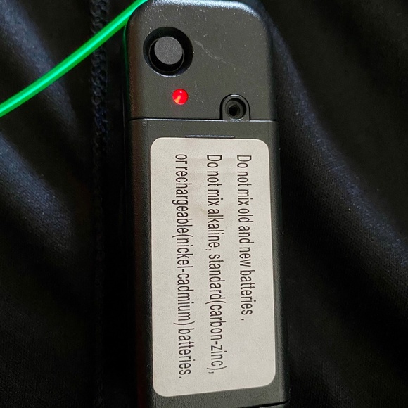 Chasing Fireflies Neon Invisible Stick Figure Halloween Costume Size 12 - Picture 5 of 16